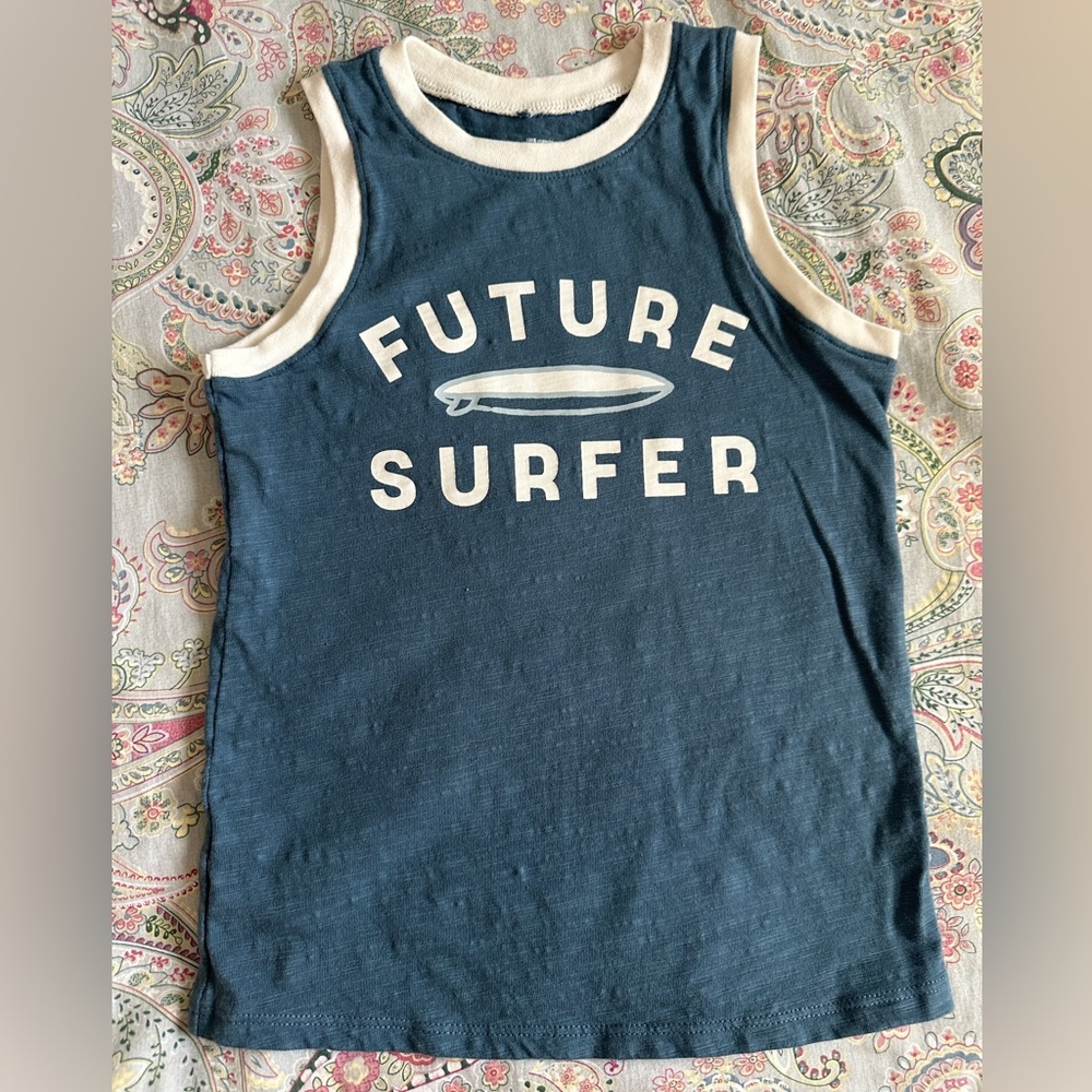 Little Co. Boys Surfer Tank Size 6